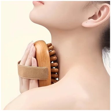 CEPILLO MASAJEADOR MADEROTERAPIA REDUCTOR ANTICELULITIS CORPORAL MERIDIANO - 7