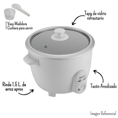 OLLA ARROCERA IMACO RC15 1.5LT BLANCO - 2