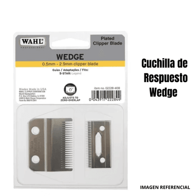 CUCHILLA DE REPUESTO WAHL 02228-408 0.5MM-2.9MM WEDGE