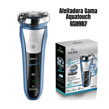 AFEITADORA GAMA GSH987 INALANBRICA AQUATOUCH