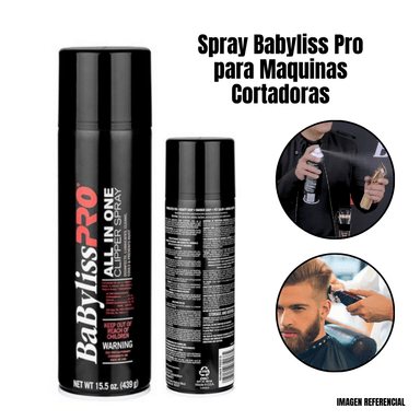 LIMPIADOR BABYLISS PRO SPRAY PARA MÁQUINA DE CABELLO