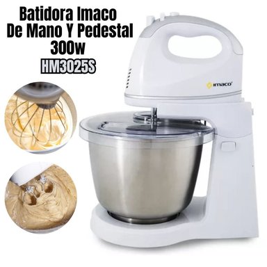 BATIDORA IMACO HM3025S DE MANO Y PEDESTAL CON TAZÓN ACERO INOXIDABLE