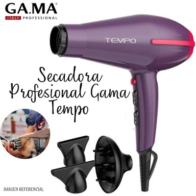 SECADORA CABELLO GAMA TEMPO 3D 2200W PROFESIONAL MORADO
