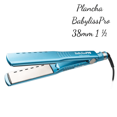 PLANCHA ALISADORA BABYLISS PRO BNT4093TPE NANO TITANIUM 38MM 1 1/2' 450°F - 2