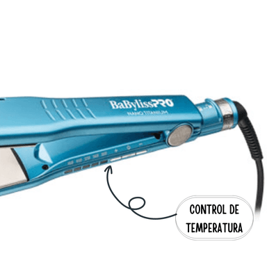 PLANCHA ALISADORA BABYLISS PRO BNT4093TPE NANO TITANIUM 38MM 1 1/2' 450°F - 4