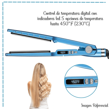 PLANCHA ALISADORA DE CABELLO BABYLISS PRO BNT4091TPE NANO TITANIUM 32MM NUEVO MODELO - 2