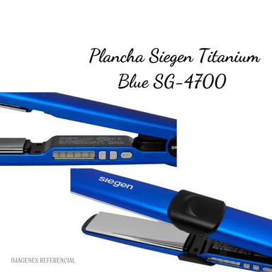 PLANCHA ALISADORA SIEGEN SG4700 PLACAS TITANIUM FLOTANTES SG 4700 - 3