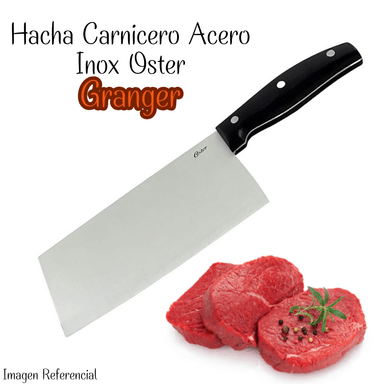 HACHA DE CARNICERO OSTER GRANGER ACERO INOXIDABLE