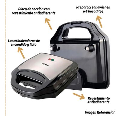 SANDWICHERA PRIMA SW-207M 2 PANES MAKER - 2