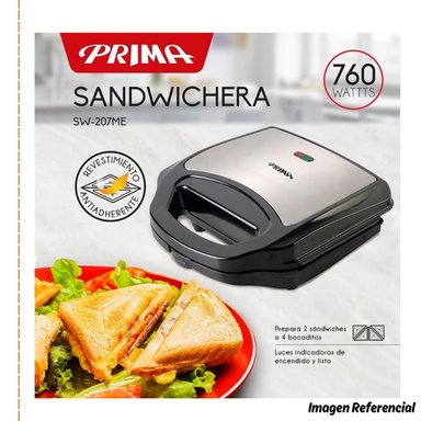 SANDWICHERA PRIMA SW-207M 2 PANES MAKER - 3