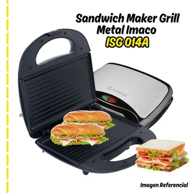 SANDWICHERA GRILL IMACO LINEA GOURMET ACERO