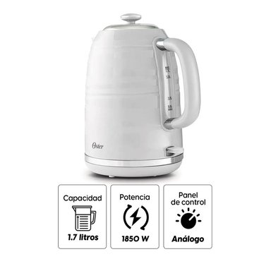 HERVIDOR OSTER BVSTKT4177W 1.7 LT ELECTRICO BLANCO - 3