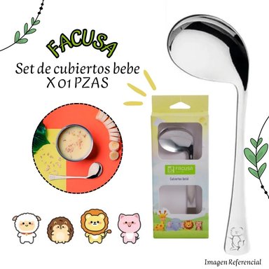 SET DE CUBIERTOS BEBE FACUSA X1 PZA
