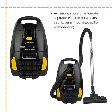 ASPIRADORA IMACO DOMESTICA 2200W IA2200 - 4