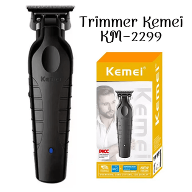 CORTADORA 2299 TRIMMER KEMEI RECARGABLE KM- NEGRO