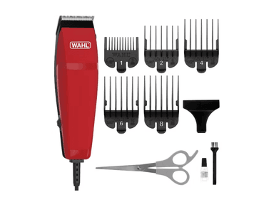 MAQUINA DE CORTAR CABELLO WAHL 09314-2718 EASY CUT 10 PIEZAS ROJO - 4