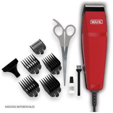 MAQUINA DE CORTAR CABELLO WAHL 09314-2718 EASY CUT 10 PIEZAS ROJO - 6