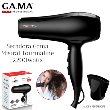 SECADORA CABELLO GAMA BECHD0000002460 2200W CABELLLO MISTRAL TOURMALINE ION