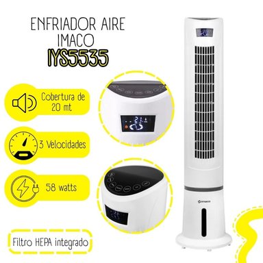 ENFRIADOR DE AIRE IMACO 1 VELOCIDAD IYS5535 DIGITAL