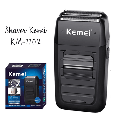 AFEITADORA KM-1102 SHAVER KEMEI MULTIFUNCIÓN RECARGABLE