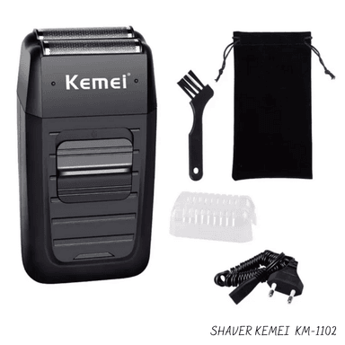 AFEITADORA KM-1102 SHAVER KEMEI MULTIFUNCIÓN RECARGABLE - 5