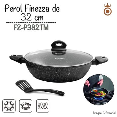 PEROL FINEZZA GRANITO ULTRA 32 CM FZ-P382TM NEGRO