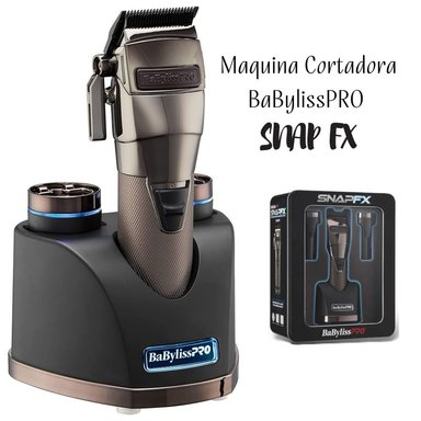 MÁQUINA DE CORTAR CABELLO BABYLISS PRO SNAPFX BABYLISSPRO GRIS