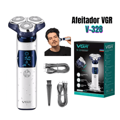 AFEITADORA ELÉCTRICA V-328 IMPERMEABLE VGR