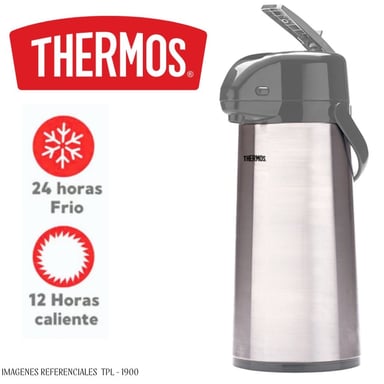 TERMO THERMOS TPL1900 1.9 L SIFÓN LEVER ACTION PLOMO TPL-1900 - 4
