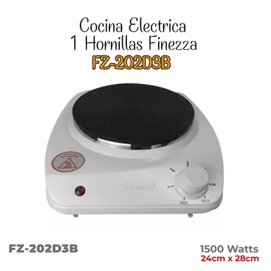 COCINA ELECTRICA FINEZZA DE 1 HORNILLA FZ-202D3B