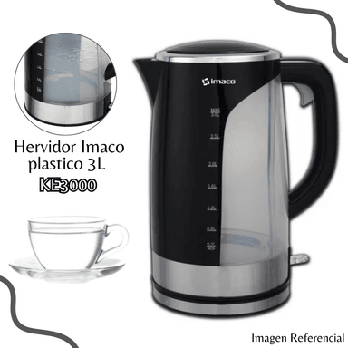 HERVIDOR ELECTRICO IMACO DE 3 LT DE 2200W - KE3000