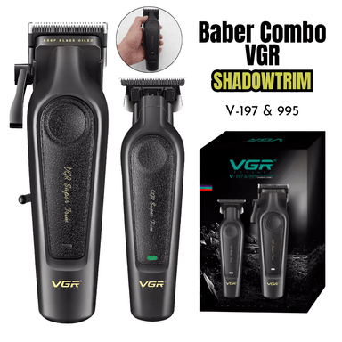 COMBO BARBER VGR CLIMMER + TRIMMER V-197 Y 995