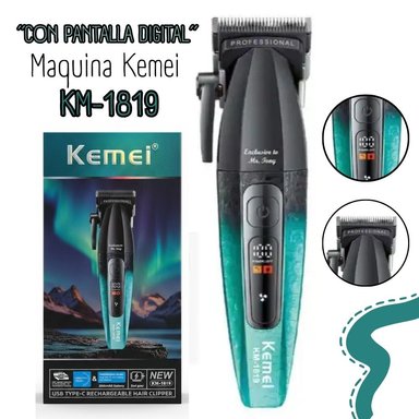 MAQUINA DE CORTAR CABELLO KEMEI KM1819