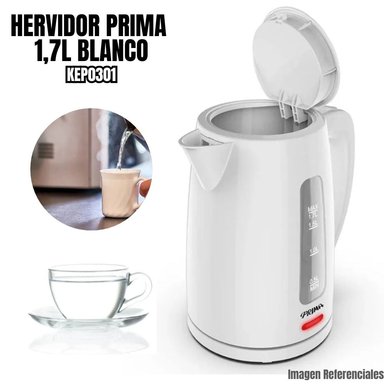 HERVIDOR ELÉCTRICO PRIMA BLANCO KEP0301