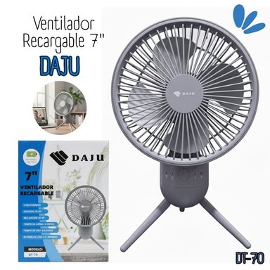 VENTILADOR RECARGABLE DAJU 7 - MODELO DT-70