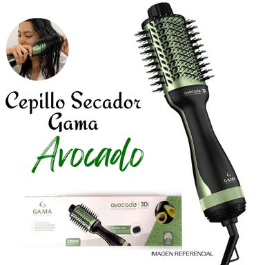CEPILLO SECADOR MODELADOR GAMA AVOCADO 3D THERAPY
