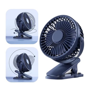 VENTILADOR RECARGABLE CON CLIP  PARA ESCRITORIO - 3