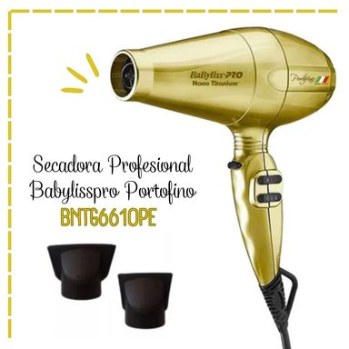 SECADORA PROFESIONAL BABYLISSPRO PORTOFINO DORADO- BNT6610NPE