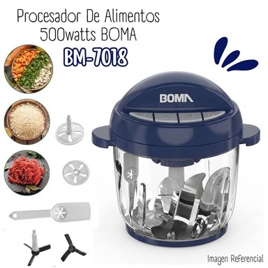 PROCESADOR DE ALIMENTOS BOMA DE 500W - BM-7018 - 1