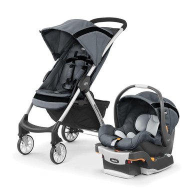 CHICCO COCHE TRAVEL SYSTEM MINI BRAVO SPORT CARBON USA - 1