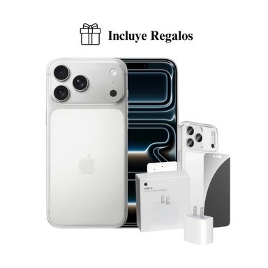 APPLE IPHONE 17 PRO MAX 256GB (ESIM) - SILVER + COMBO DE REGALO - 1