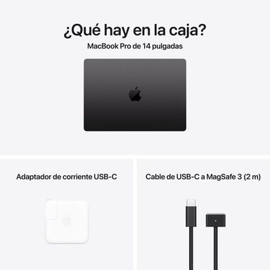 MACBOOK PRO 14″ M5 16GB RAM + 512GB SSD (TECLADO INGLES) - SPACE BLACK - 7