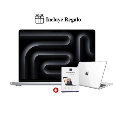 MACBOOK PRO 14″ M5 16GB RAM + 512GB SSD (TECLADO INGLES) - SILVER + REGALO