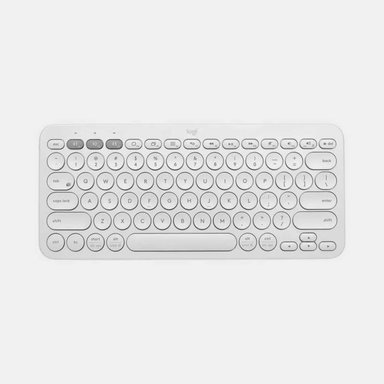 TECLADO LOGITECH MULTIDEVICE K380 BLUETOOTH WHITE SPANISH - 1