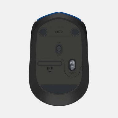 MOUSE LOGITECH M170 WIRELESS - BLUE - 4