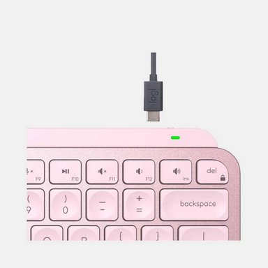 TECLADO LOGITECH MX KEYS MINI ROSE SPANISH SMART ILLUMINATION - 2