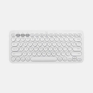 TECLADO LOGITECH K380 SPANISH MOUSE PEBBLE M350 WHITE BT - 2