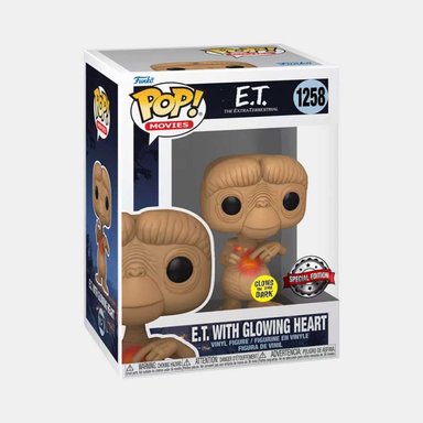 FIGURA FUNKO POP! E.T. THE EXTRA-TERRESTRIAL 40TH - ET WITH GLOWING HEART GLOWS IN THE DARK (SPECIAL EDITION) - 2