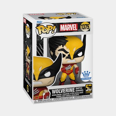 FIGURA COLECCIONABLE FUNKO POP! MARVEL WOLVERINE 50TH (BATTLE DAMAGE) EXCLUSIVE - 2