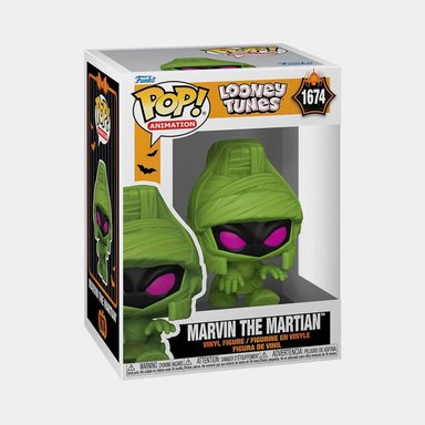 FIGURA COLECCIONABLE FUNKO POP! ANIMATION LOONEY TUNES MARVIN THE MARTIAN (MUMMY) - 2
